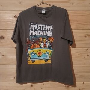 Port and Company Gray Mystery Machine Tee Size XL 23x27